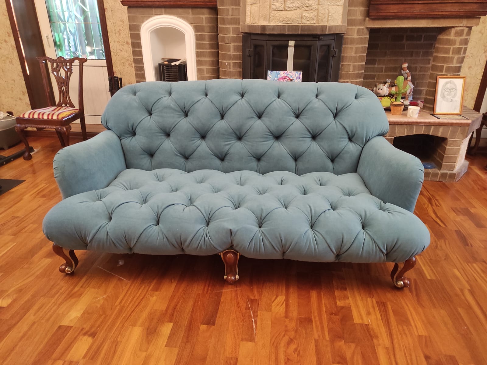 Перетяжка дивана. Лианозово 